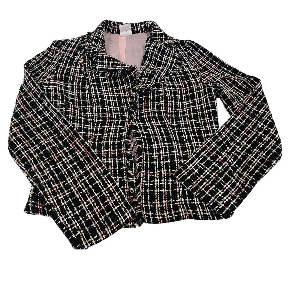 Blazer Coat Women's Studio Y Size Medium Black/White